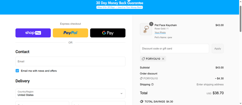 Pup Ring Coupon Code - Get 15% Off on Pet Face Necklace